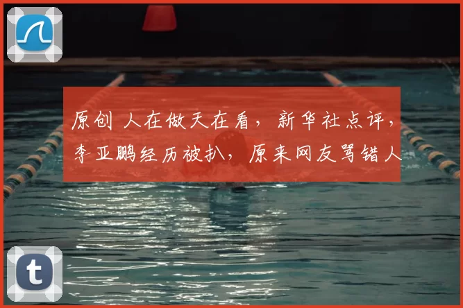 原创 人在做天在看，新华社点评，李亚鹏经历被扒，原来网友骂错人了