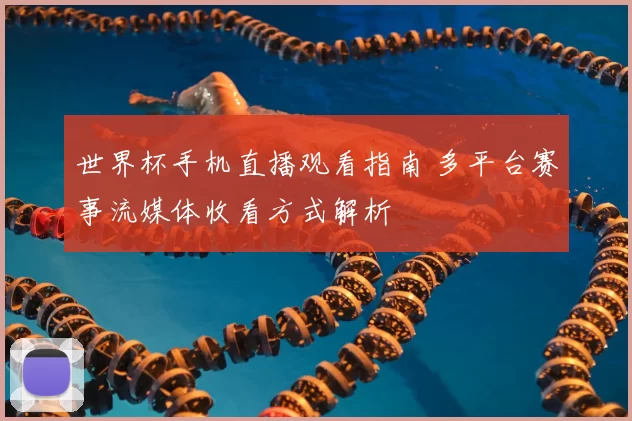 世界杯手机直播观看指南 多平台赛事流媒体收看方式解析