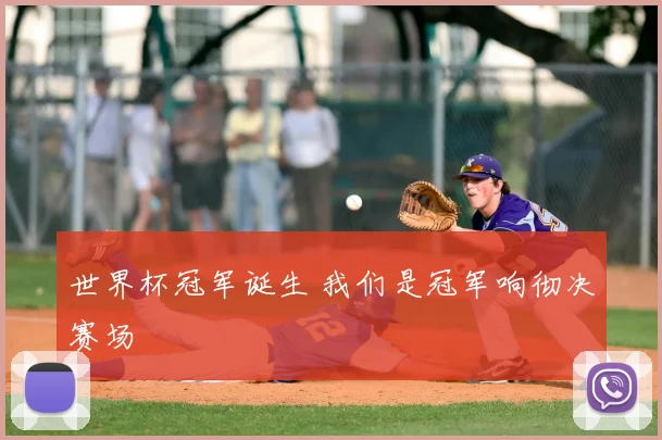 世界杯冠军诞生 我们是冠军响彻决赛场